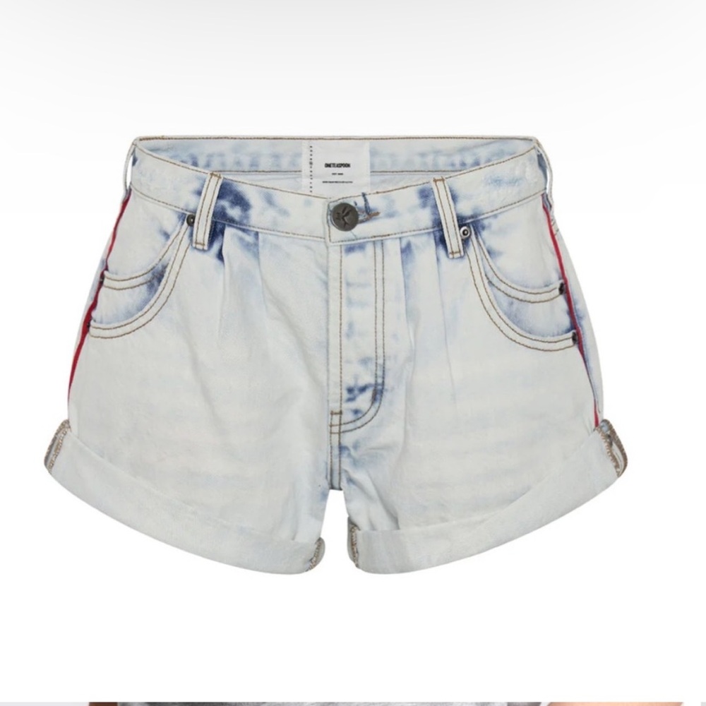 NWT One Teaspoon FLORENCE SMITHS TAILORED LOW WAIST DENIM SHORTS
size 30